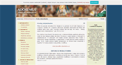 Desktop Screenshot of adoremus.pl