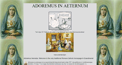 Desktop Screenshot of adoremus.se